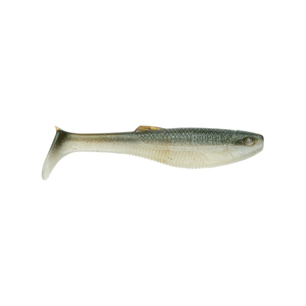 Crush City Heavy Hitter 4" Soft Bait 5 Pack - Glow Shad