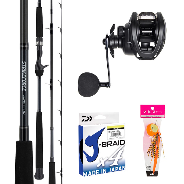 Saltist X 150 Bc / Strikeforce Ii 662Mhfb-Nz + Braid & Kohga Lure 