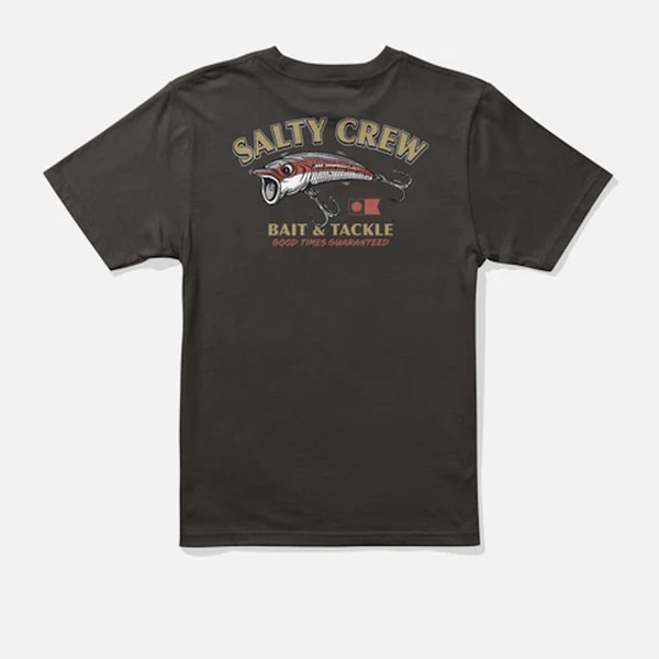 Salty Crew Boys Shirt Snag It Ss Black