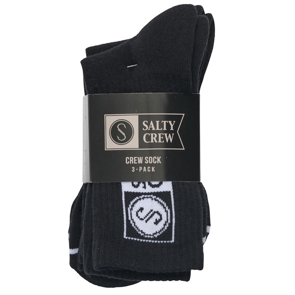 Salty Crew Alpha Sock 3Pk Black