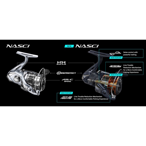 25 Nasci 2500Hg - Spin Reel