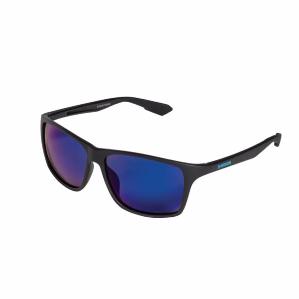 Conquest Matt Black Blue Mirror   