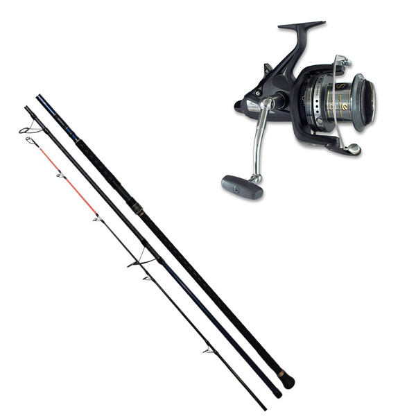 Big Baitrunner 14000 Xt Lc / Exvance 13'6" 10-15Kg 3-Pc Surf Combo 