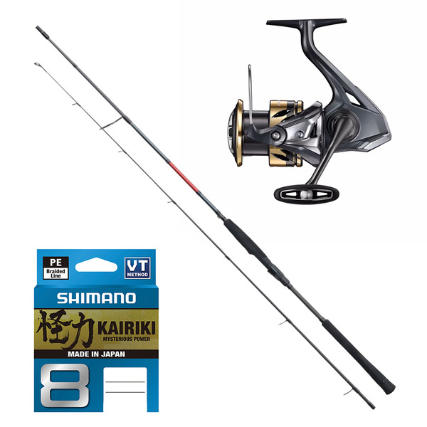 25 Ultegra 4000Xg / Divergex 7'6" 2Pce 4-8Kg Softbait Combo With Braid