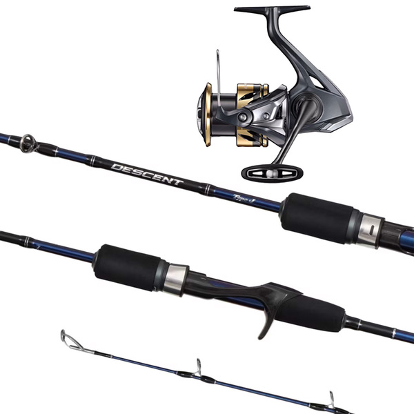 Nasci C5000xg Fc / Descent Type J 5'8"  Pe4 Spin Jig Combo 