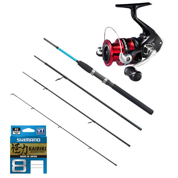 Sienna 2500 Fg / 25 Aquatip Graphite 7'9" 2Pce 2-5Kg Light Spin Combo