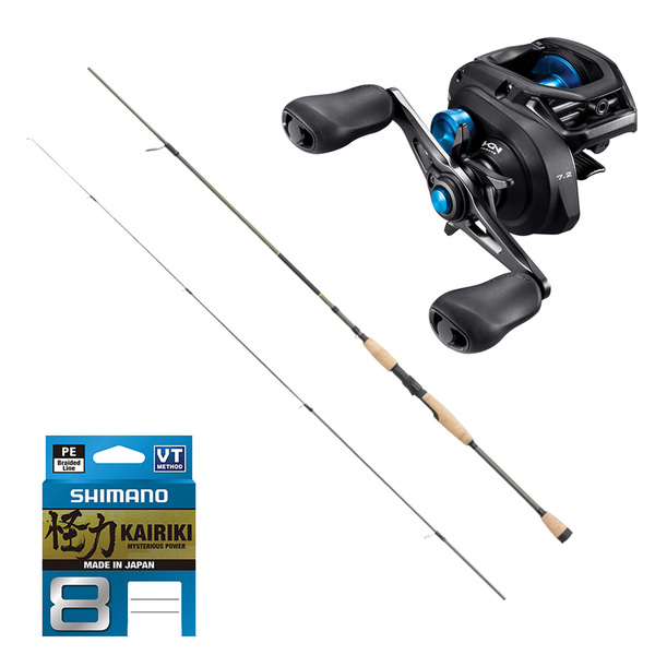 Slx 150Hg A / Stream Flight 6'3" 2Pce Micro Jig Combo W/Braid