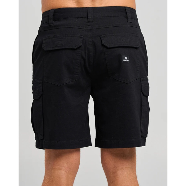 Mad Hueys Cargo Short Snagged 20" Black