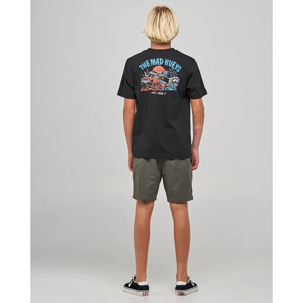 Mad Hueys Boys Tee Send It Youth Black