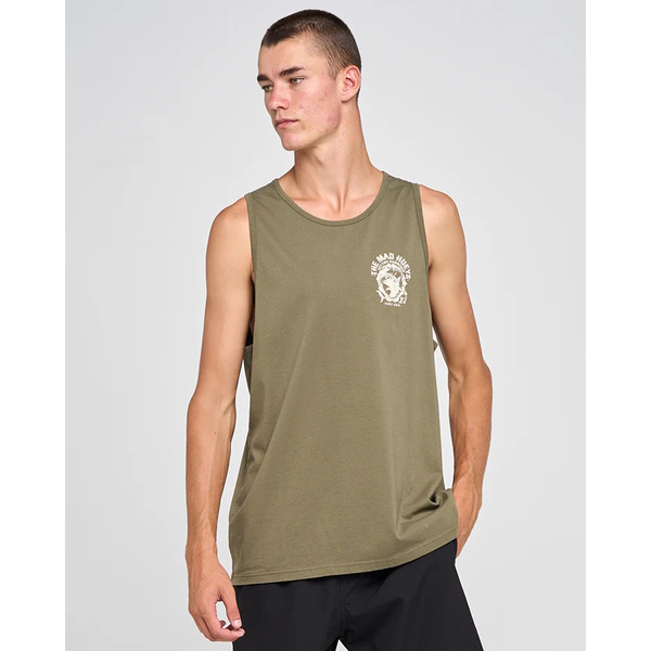 Mad Hueys Getting Hammered Tank Olive