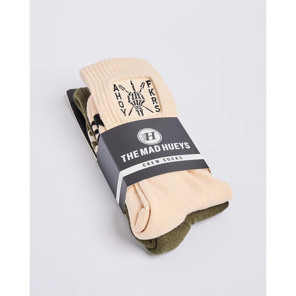 Mad Hueys Socks Ahoy Fkrs Storm 2 Pk Multi