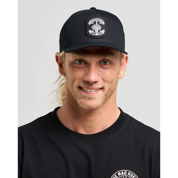 Mad Hueys Cap Snapback Ahoy Fkrs Storm Twill Black