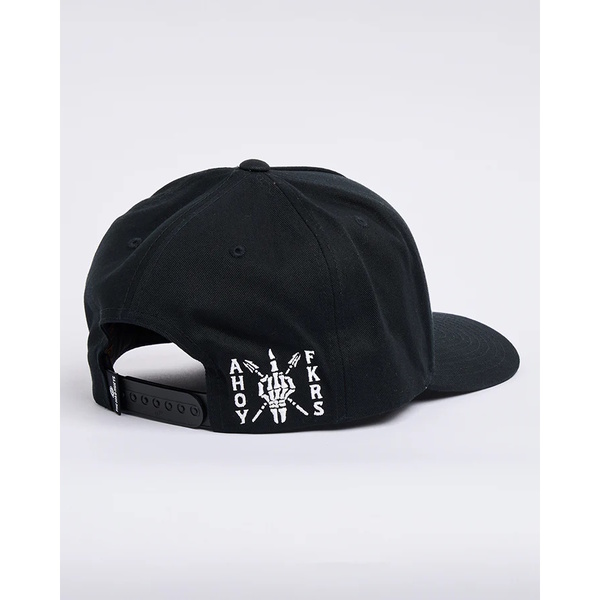 Mad Hueys Cap Snapback Ahoy Fkrs Storm Twill Black