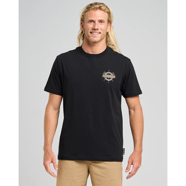 Mad Hueys Tee Ss Sea Captain Black