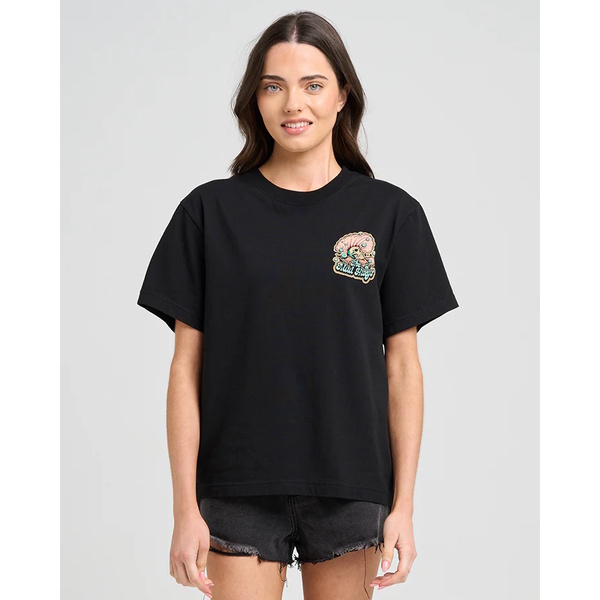 Mad Hueys Tee Ss Woman Tail Untold Black