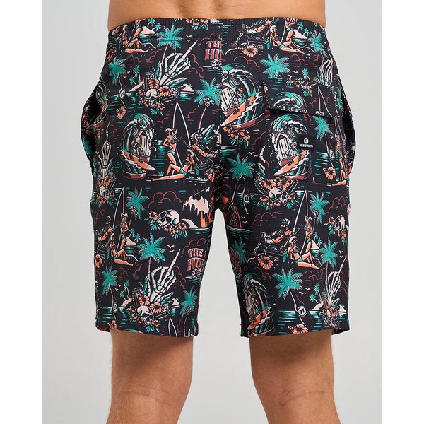Mad Hueys Short Swim Volley She'll Be Right 18" Black