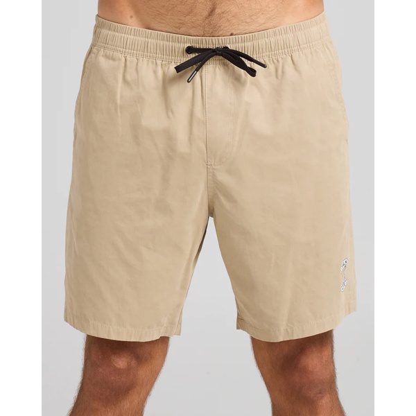 Mad Hueys Short Volley Skull Anchor 18" Taupe