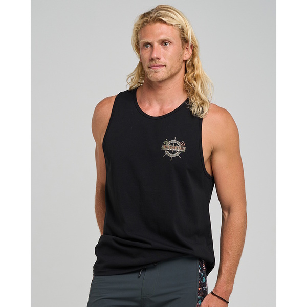 Mad Hueys Singlet Sea Captain Black