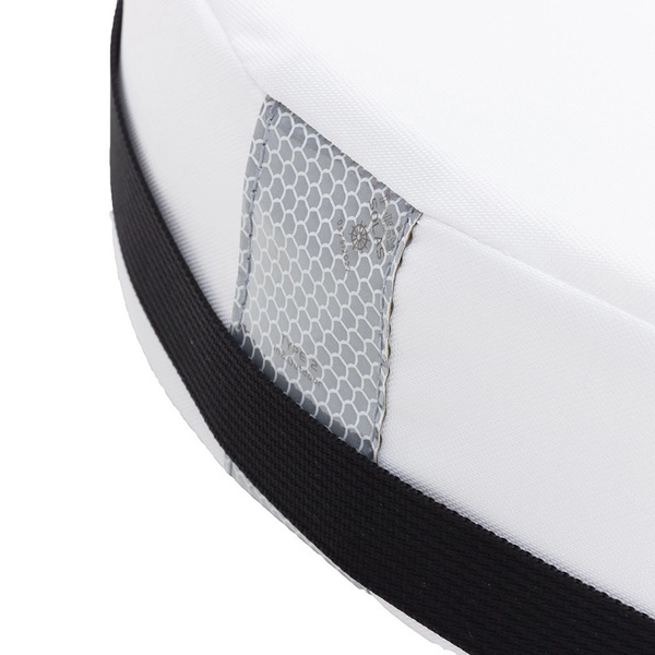 White Horseshoe Lifebuoy W/ Whistle, 2 Pockets & Reflectors