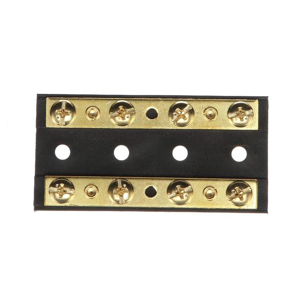 Terminal Block 4 Way - 30 Amp Brass