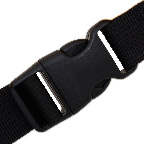 Gold Horseshoe Lifebuoy W/ Whistle, 2 Pockets & Reflectors