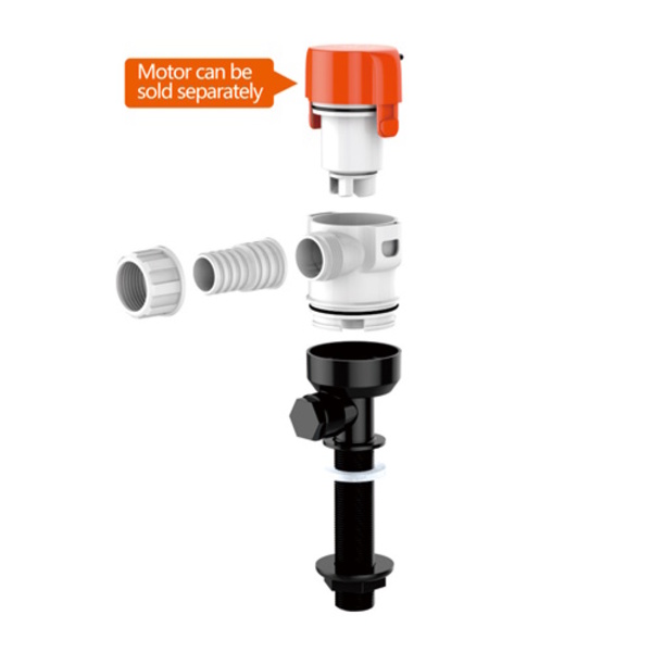 13C Horizontal Livewell Pump - 12V / 1100 Gph (28Mm Hose) (New)