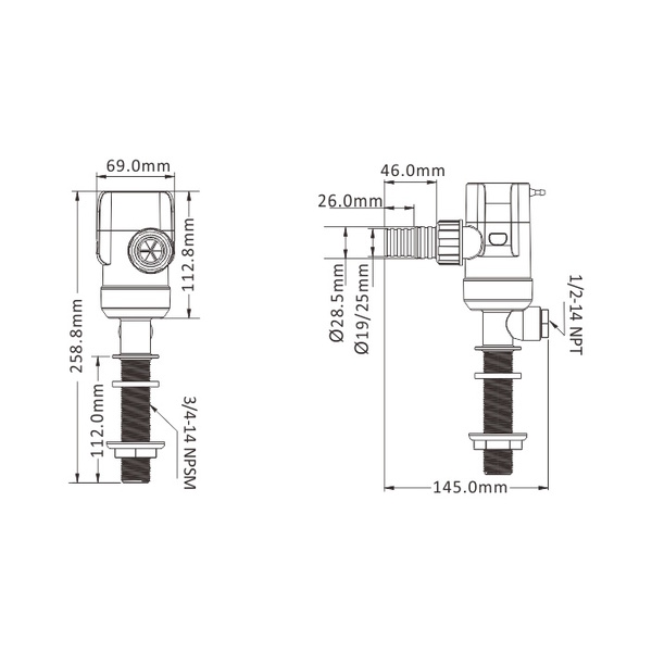 13C Horizontal Livewell Pump - 12V / 1100 Gph (28Mm Hose) (New)