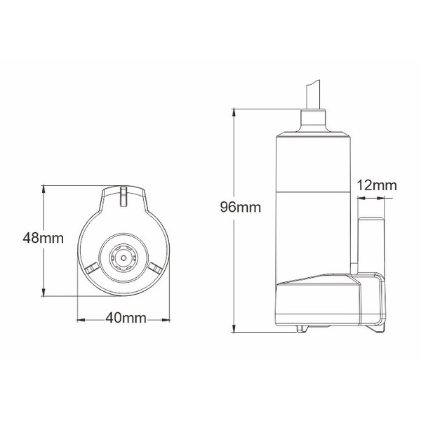 Self Venting Submersible Pump 12V 12Lpm 