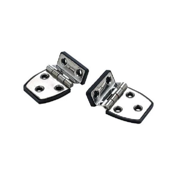Offset (Stepped) Hinge Stainless W/Nylon Base 57 X 38Mm (Pr)