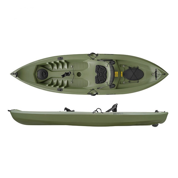 3.05M Fishing Kayak W/Wheel, Rodholders Green