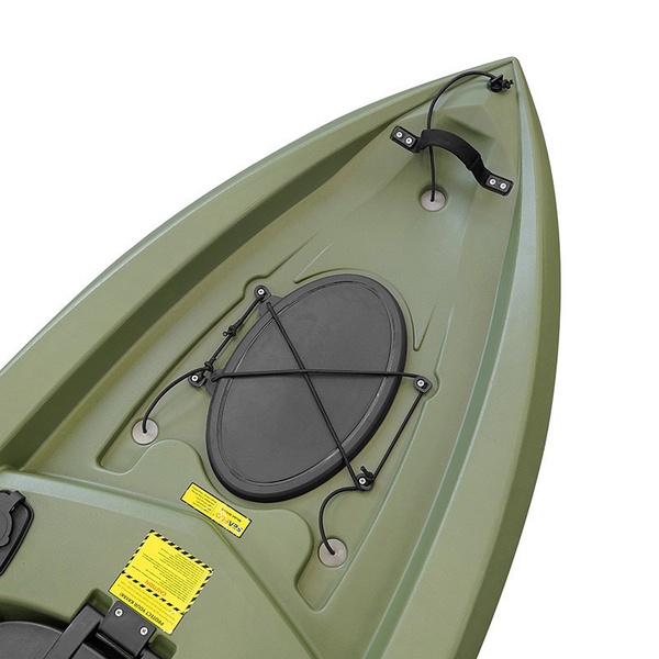 3.05M Fishing Kayak W/Wheel, Rodholders Green