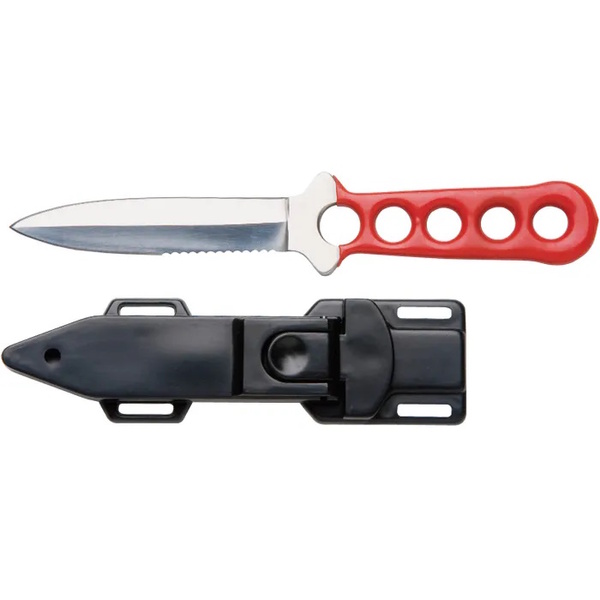 11Cm Stainless Dive Knife W/ Sheath & Straps 