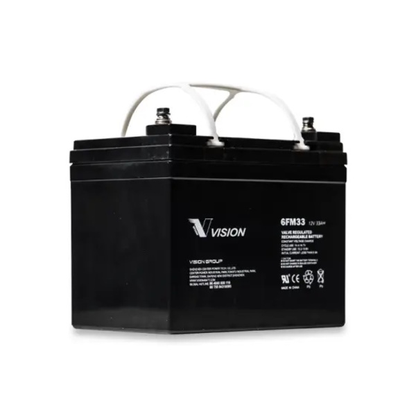 Hi-Perf Vrla Agm Battery 12V 33Ah  (Round Terminal)