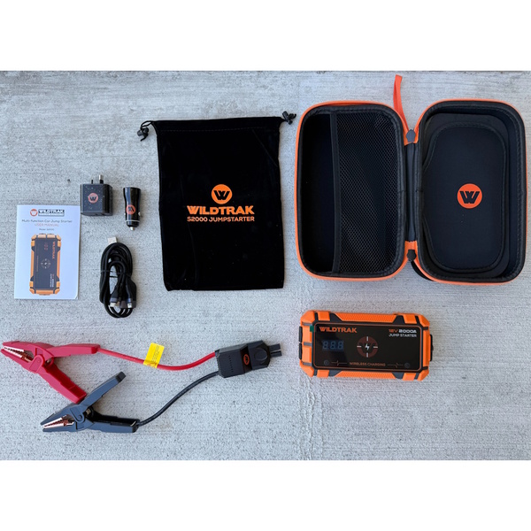 Battery Jumpstarter 17Kmah H/D Case 500L Torch