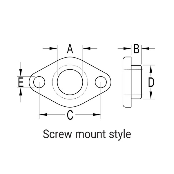 Screw-On Bush 10.5Mm Idx14mm Deep