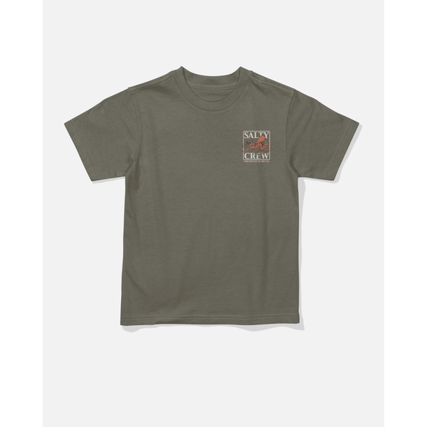 Ink Slinger Toddler Tee-Dusty Olive