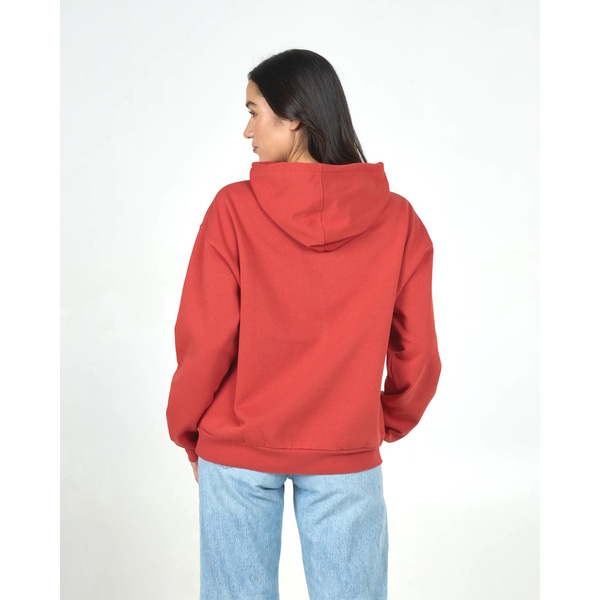 Womens Land And Sea Hoody-Fiesta Red