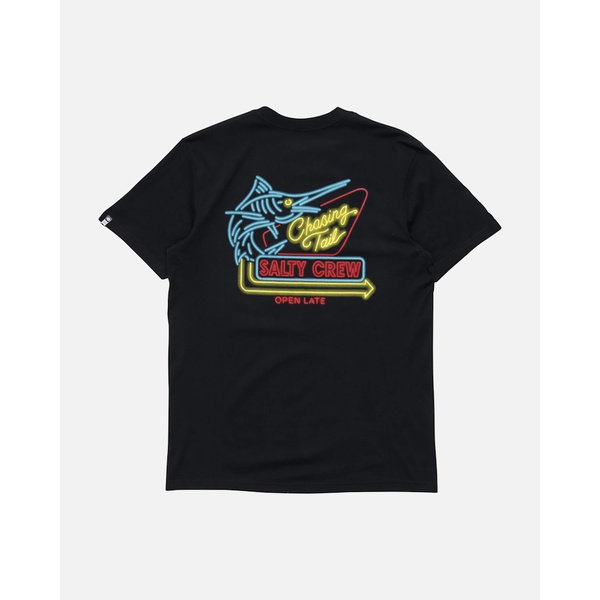 Neon Sign Premium Ss Tee-Black