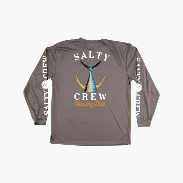 Tailed L/S Sunshirt-Charcoal