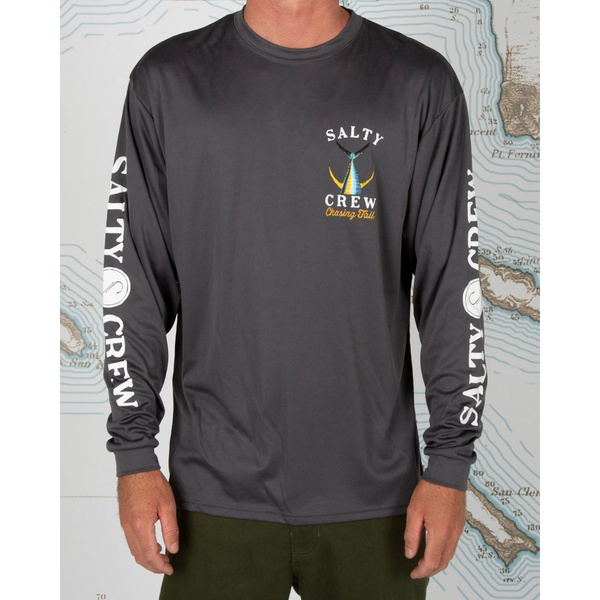 Tailed L/S Sunshirt-Charcoal