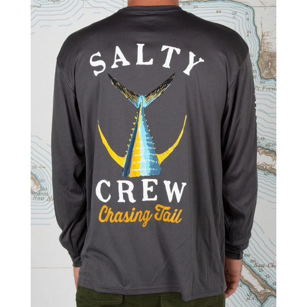 Tailed L/S Sunshirt-Charcoal