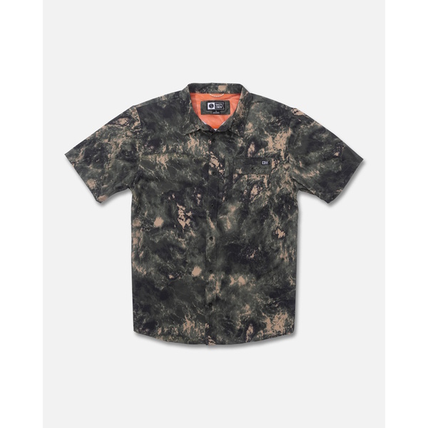 Flagship Uv Button Up-Deep Forest
