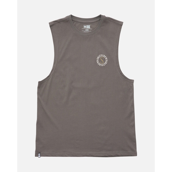Tentacles Muscle Tank-Charcoal
