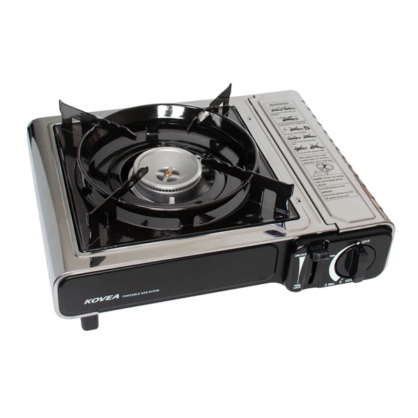 Single Burner Portable Stove (Disposable Cylinder) - Silver
