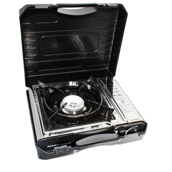 Single Burner Portable Stove (Disposable Cylinder) - Silver
