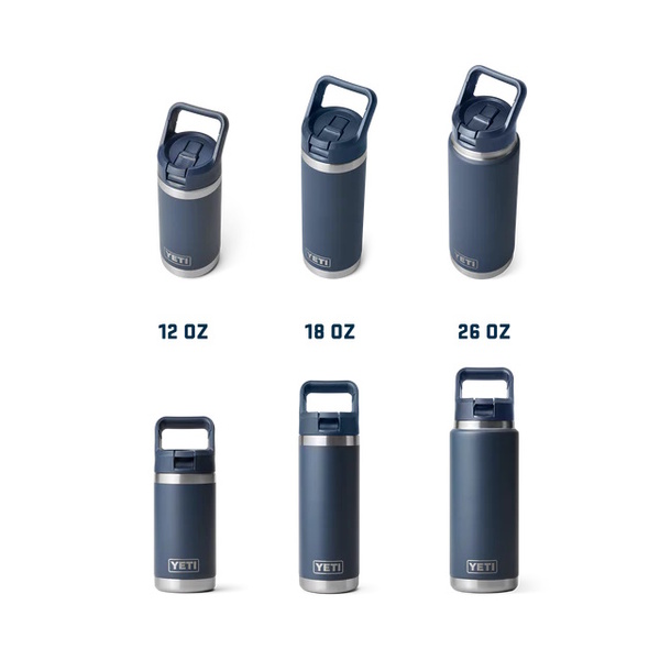 Rambler 26Oz (769Ml) Bottle W/ Straw Cap - Navy 