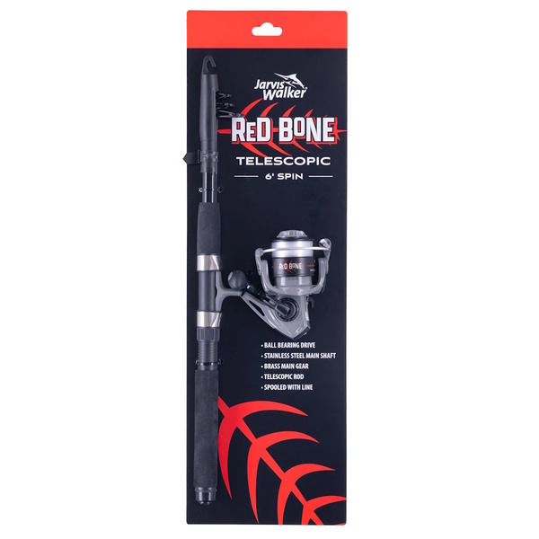 Red Bone Telescopic 6'0" Spin Combo 