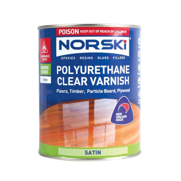 Polyurethane Clear Satin Varnish (Int/Exterior) -1 Litre 