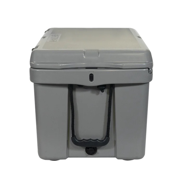Premium Ice Box Chilly Bin 50 Litres Steel Grey 