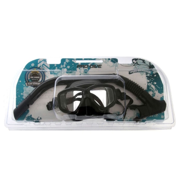 Twin Lens  Silicone Mask & Snorkel Set